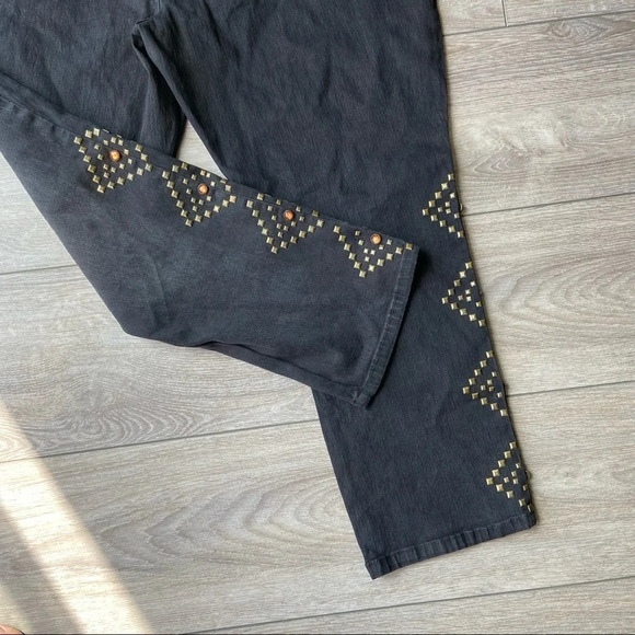 DG2 BY DIANE GILMAN Studded Embellished Stretchy Skinny Jeans - Picture 14 of 14